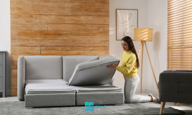 تصویر کاربرد دوگانه مبل تختخواب شو