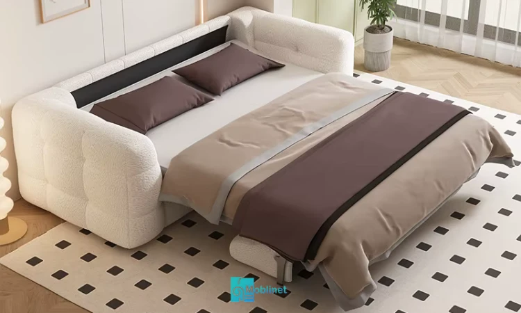 تصویر مبل تخت خواب شو هتلی دو نفره