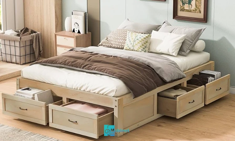 تصویر تخت کلاسیک کشودار