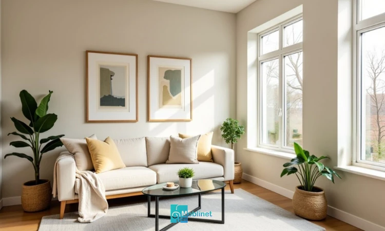 تصویر بهترین رنگ مبل برای خانه های کوچک